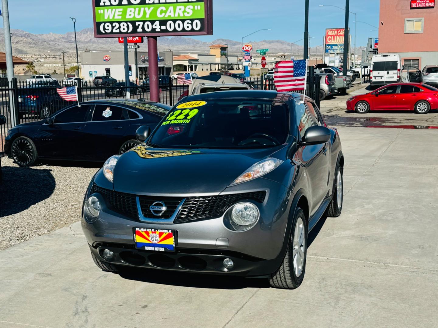 2014 Charcoal Nissan Juke (JN8AF5MR6ET) , located at 2190 Hwy 95, Bullhead City, AZ, 86442, (928) 704-0060, 0.000000, 0.000000 - Photo#2